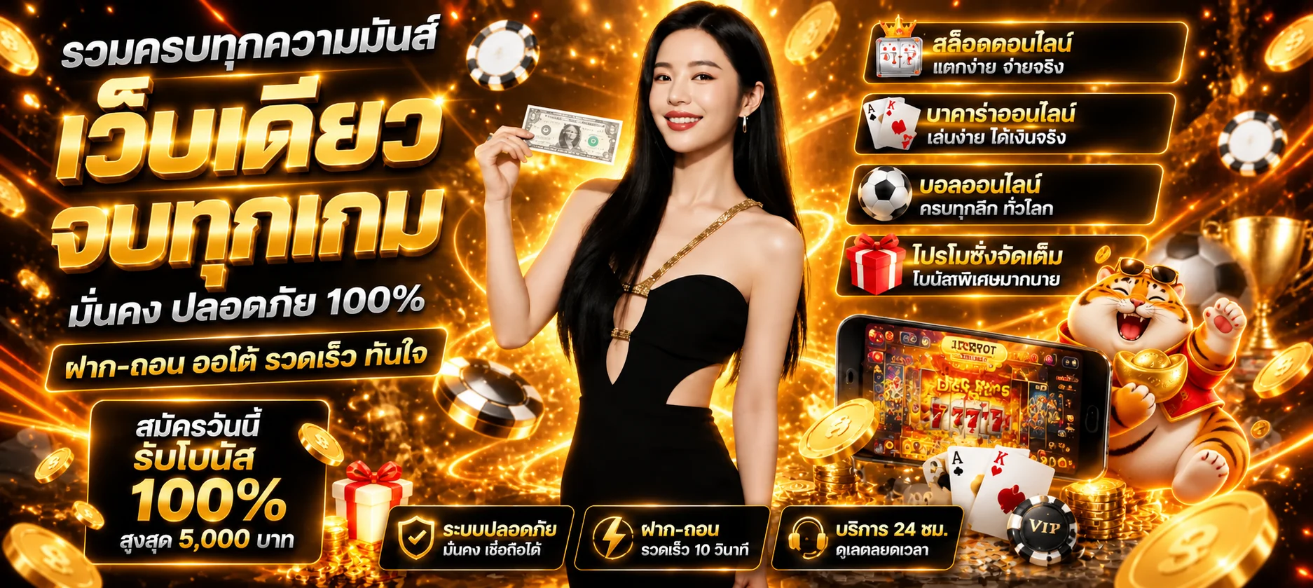 ภาพรวมเกมและหมวดบริการของ RL88